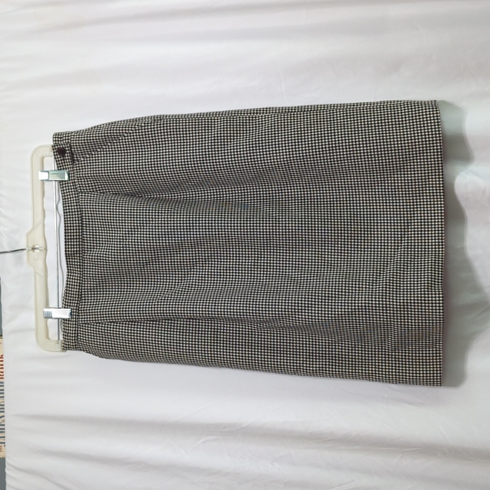 Pendleton Wool Houndstooth Skirt